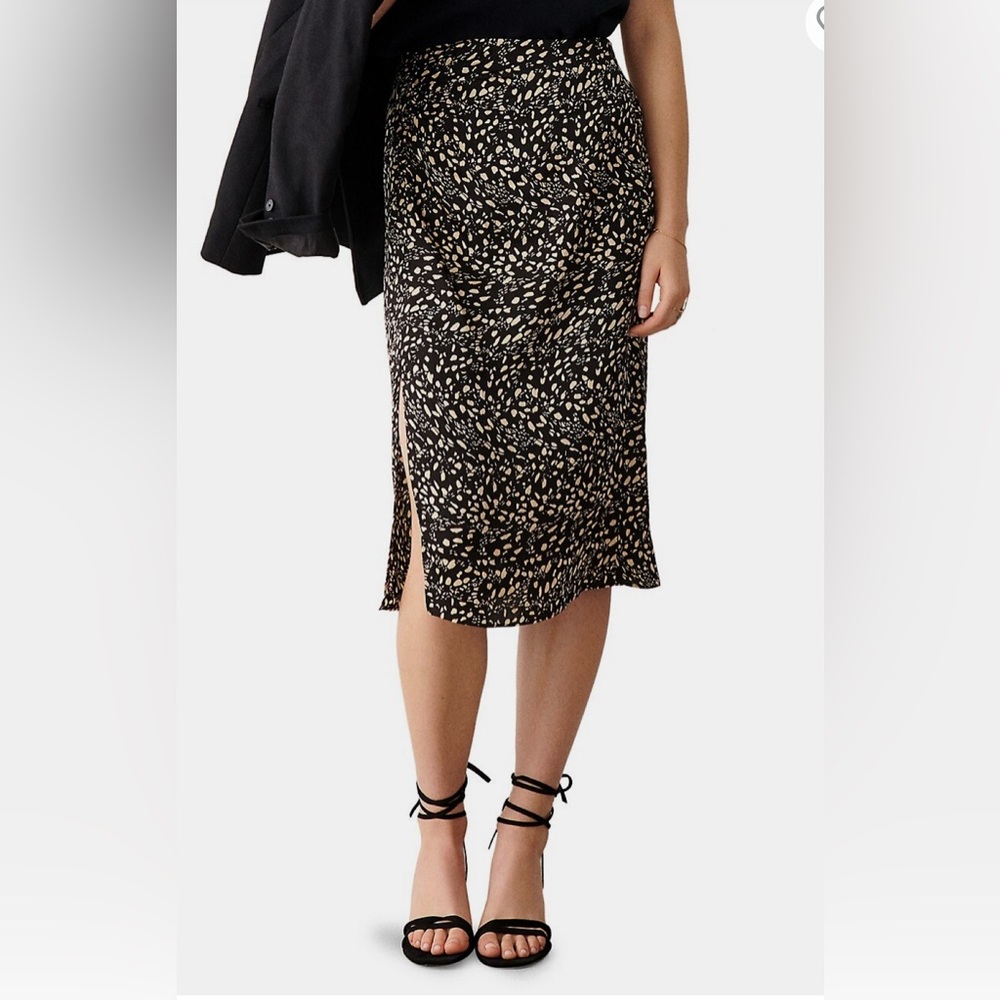 Ba&sh Estel Midi Skirt Side Slit